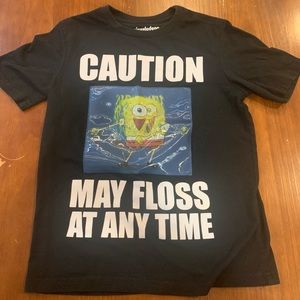 Movable flossing SpongeBob